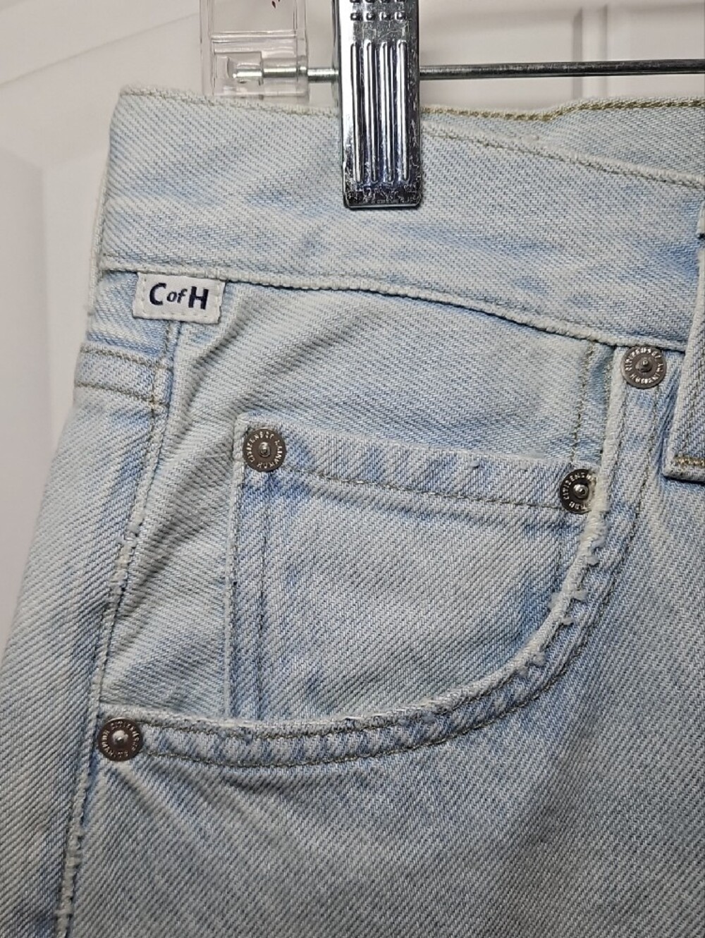 Citizens Of Humanity AYLA Wide Leg Jean Size 27 New Raw Hem Crop - Picture 4 of 15